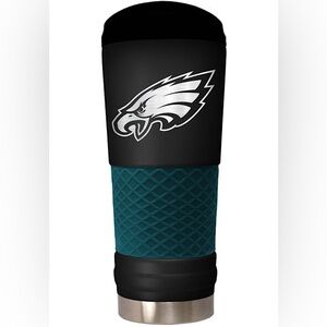 PHILADELPHIA EAGLES 24 OZ DRAFT STAINLESS STEEL TUMBLER - BLACK